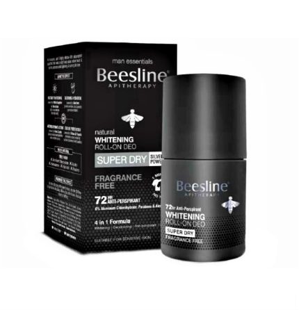 Beesline Whitening Roll-On Deo - Super Dry -Fragrance Free