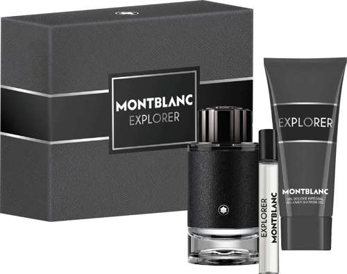 0004694 mont blanc explorer eau de parfum for men gift set 500
