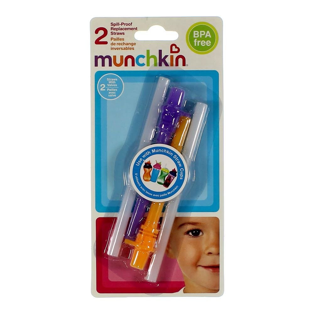 Replacement Straws with Valves - 2 pack (Munchkin)